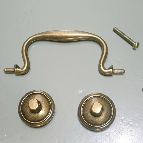 Vintage drawer handles - drawer, swan
