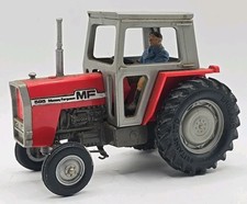 Vintage Britains Massey Ferguson 595 Farm Tractor w Cab & Driver 1975 11cm.
