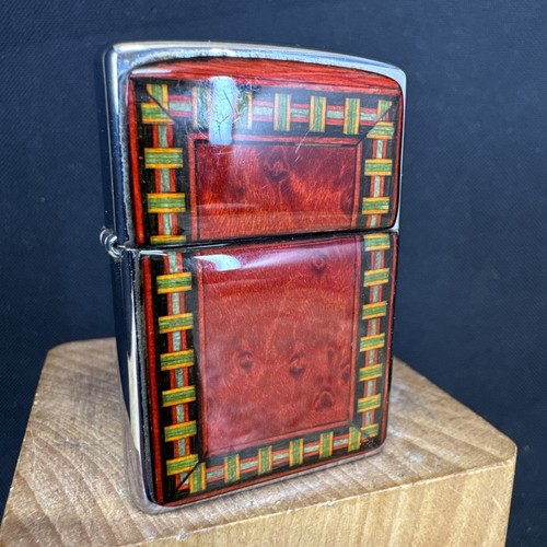 1999 zippo lighter burl - 1999 zippo, wood