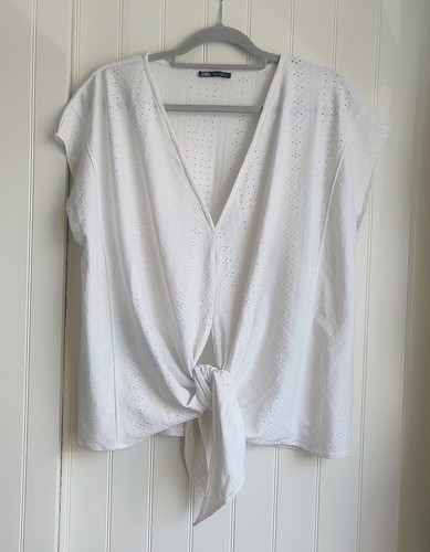 Zara neckline tie front - zara,