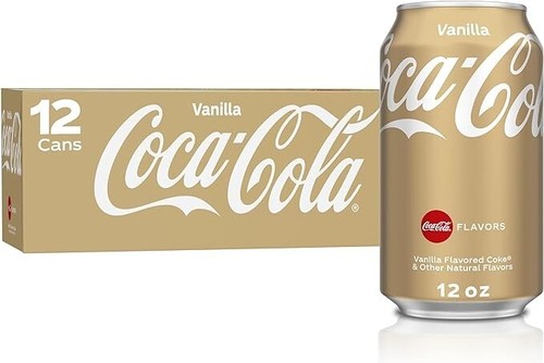 Coca cola vanilla cans 355ml - cola,