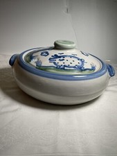 MA Hadley 2 quart casserole 5 lbs. 13 oz. Pig and cow original Large!