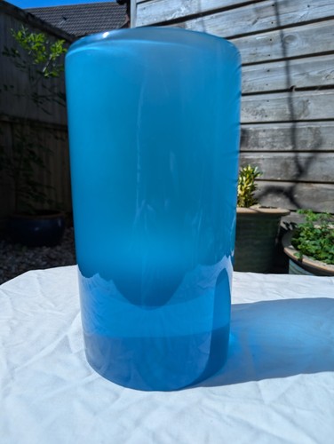 Vintage azure blue - blue, glass