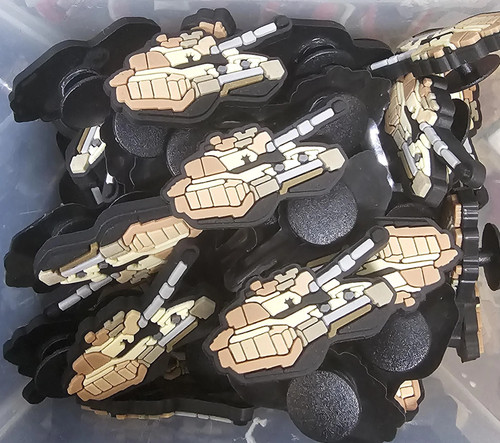 Challenger mbt tank shoe charm - shoe,