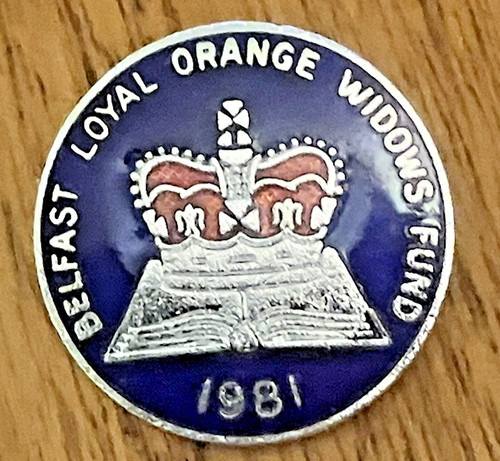 Belfast loyal orange - orange, widow's