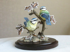 COALPORT BLUE TITS. NUMBER 253 OF 4950. Ltd EDITION. FROSTY MORNINGS COLLECTION