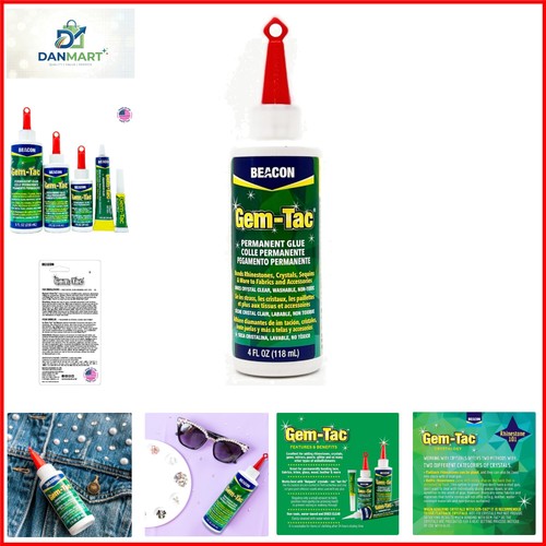 Gem tac 118ml clear adhesive - 118ml,