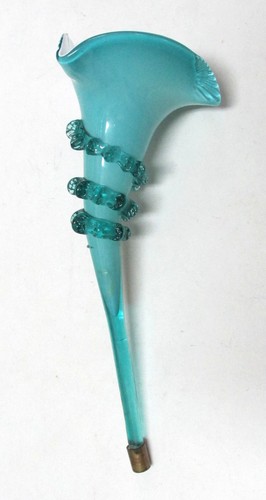 Antique blue with white center - with,