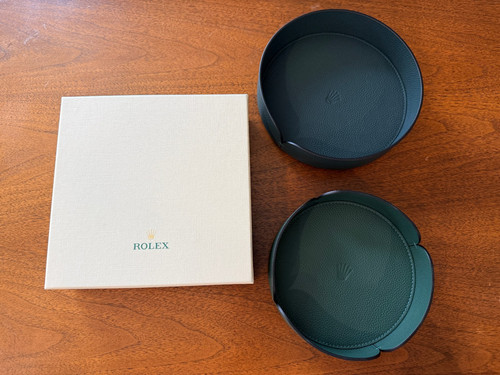 Rolex nesting tray - rolex, leather