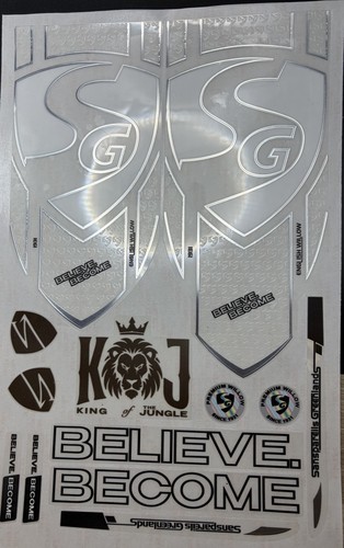 Cricket bat sticker - , 3d