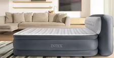 INTEX Letto Matrimoniale Gonfiabile Con Testiera Gonfiaggio Automatico