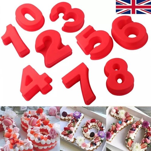 Inch number moulds - inch,