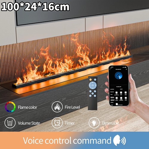Water vapor fireplace - water,