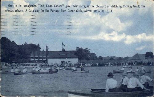 Akron ohio old - akron, canoe