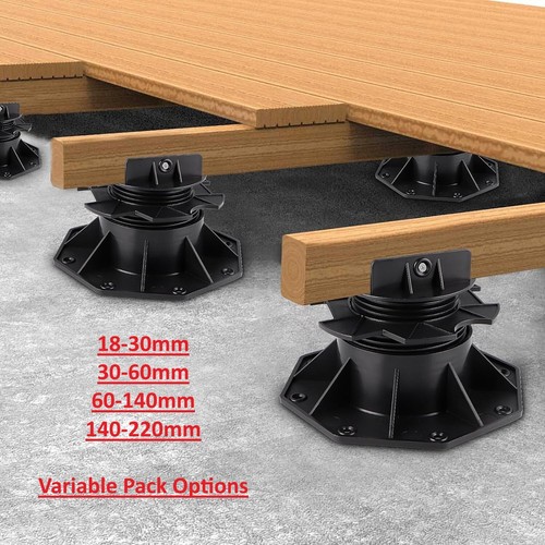 Adjustable decking pedestals - adjustable,