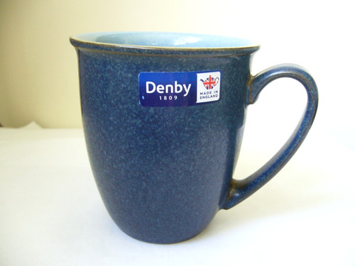 Denby blue jetty - coffee, mug