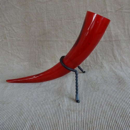 Large hand carved - red, devil