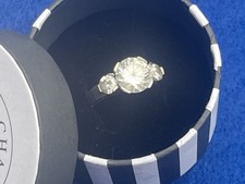 Thomas Sabo Silver & CZ Ring With TS Box