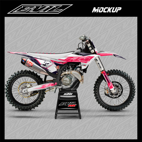 Custom graphics kit ktm sx - mx, kit: