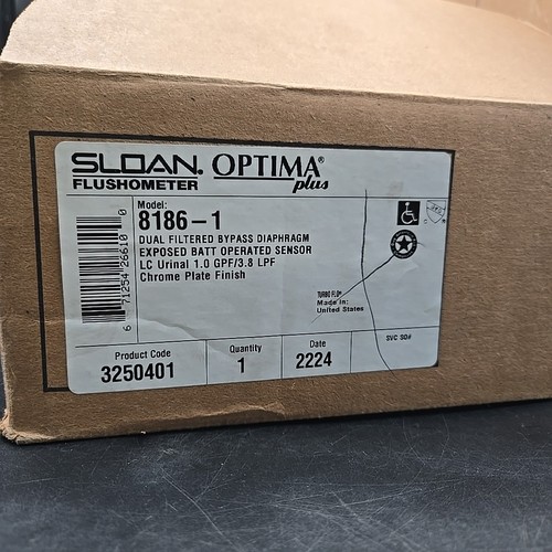 Sloan 8186 flushometer - sloan, 8186-1