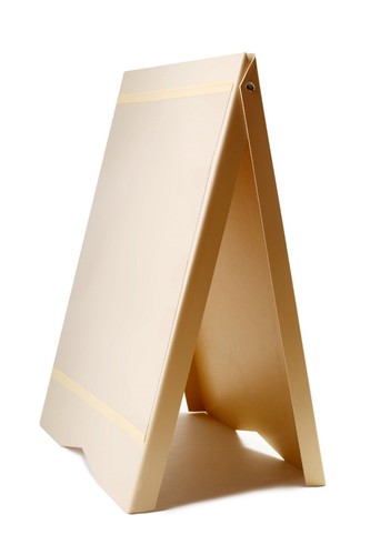 Dwa beige board 81x53cm pvc - beige,