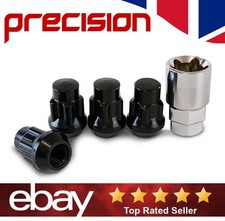 Black Locking Wheel Nuts for Vauxhall Astra Alloys