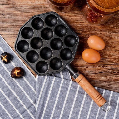 Non stick cast iron takoyaki - non,