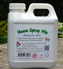 Neem Oil Spray Mix water soluble strong concentrate 1 L, makes 100 litres spray