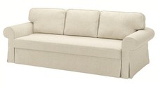 Brand New Ikea VRETSTORP Cover for 3-seat sofa-bed Kilanda light beige
