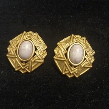 Monet Clip On Earrings Gold