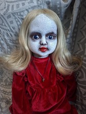 Ooak Horror Doll. Gothic Creepy Large 24" Porcelain Doll~Katalina