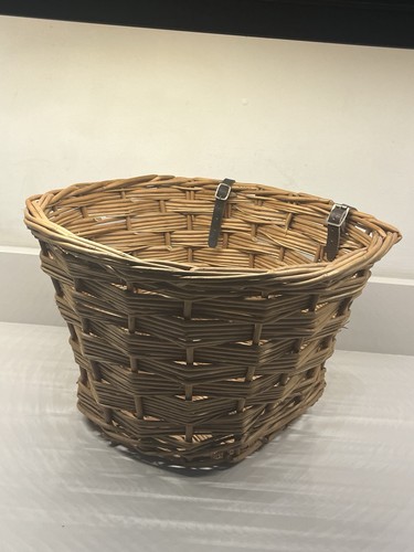 Vintage woven wicker - vintage, bike