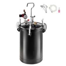 Uimoso Spray Paint Pressure Pot Tank 15L/3.75gal Spray Gun Hoses Pressure Gauge