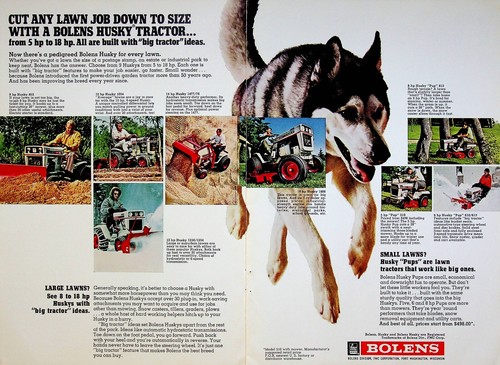 1971 bolens tractors vintage - bolens,