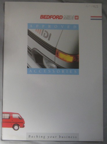 May 1988 bedford midi approved - bedford,