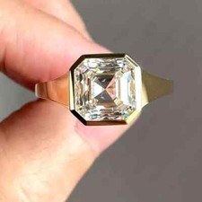 2.57 TCW Asscher Moissanite