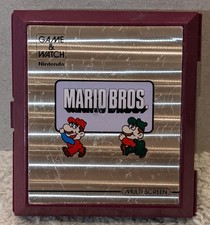 Nintendo Mario Bros. Game and Watch - Vintage Handheld