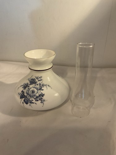 Vintage white blue floral - vintage, &