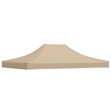 Party Tent Roof 4.5x3 m Beige