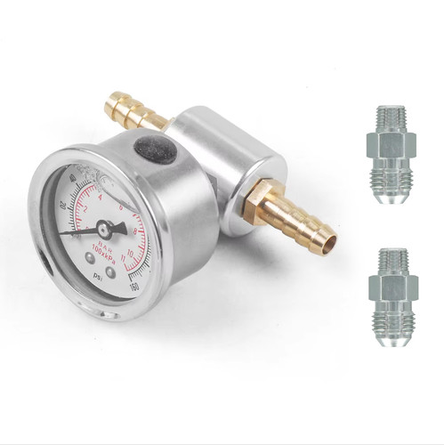 Inline fuel pressure gauge - inline,