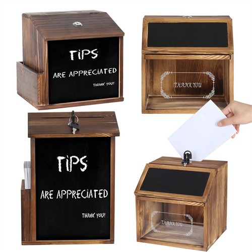 Solid wood collection box - solid,