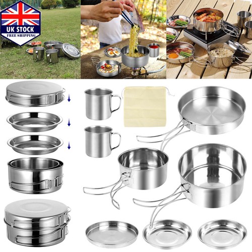 8pcs stainless steel compact - 8pcs,