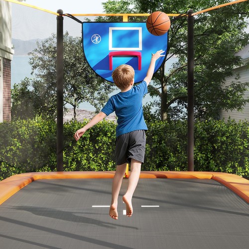 Rectangular outdoor trampoline - outdoor,