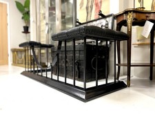 Jet Black Club Fender with Studded Leather Seat