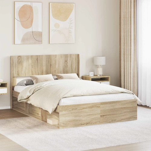 Bed frame sonoma oak king - frame,