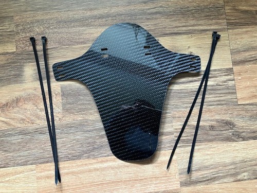 Mountain bike front mudguard - front,