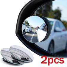 2x Blind Spot Mirror Rear Side View Towing Car Van Motorcycle Adjust Wide Angle