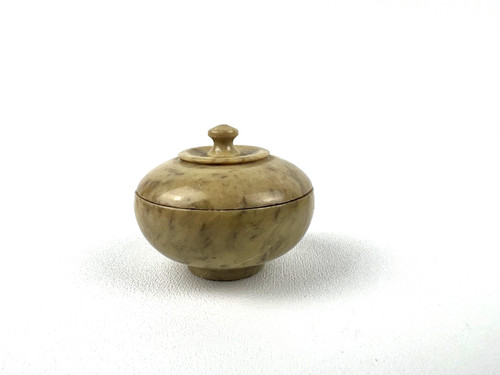 Vintage miniature stone bowl - vintage,