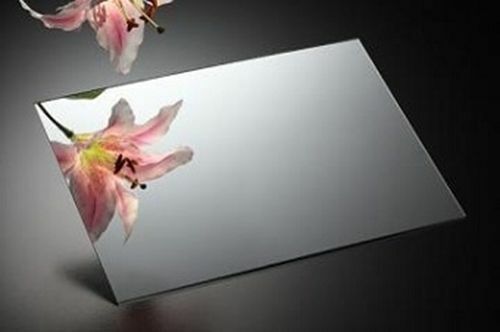 Silver acrylic mirror - silver, perspex