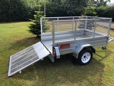New Apache  7ft X 4ft Trailer With Cage Kit &  Rear Ramp Brand new Trailer 7x4